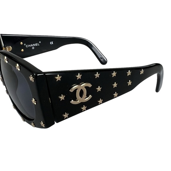 Chanel Star Studded CC Logo Sunglasses - Picture 5 of 8